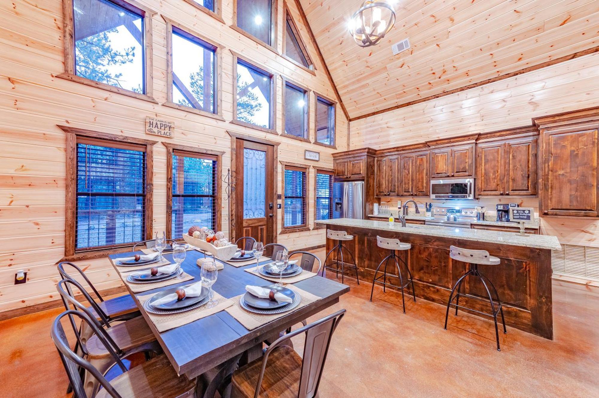 The Luxurious Blue Sky Lodge Is Epic! Broken Bow Ngoại thất bức ảnh