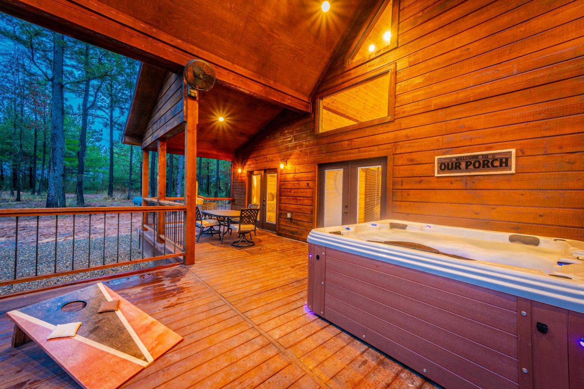 The Luxurious Blue Sky Lodge Is Epic! Broken Bow Ngoại thất bức ảnh